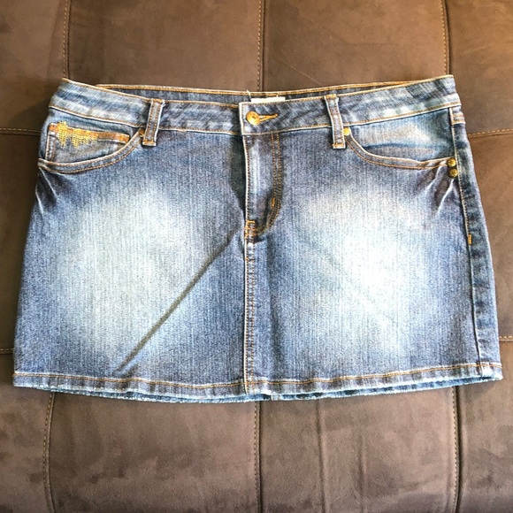 No Boundaries Dresses & Skirts - ✄🏷Jean/Denim Mini Skirt, Practically New, Stretch